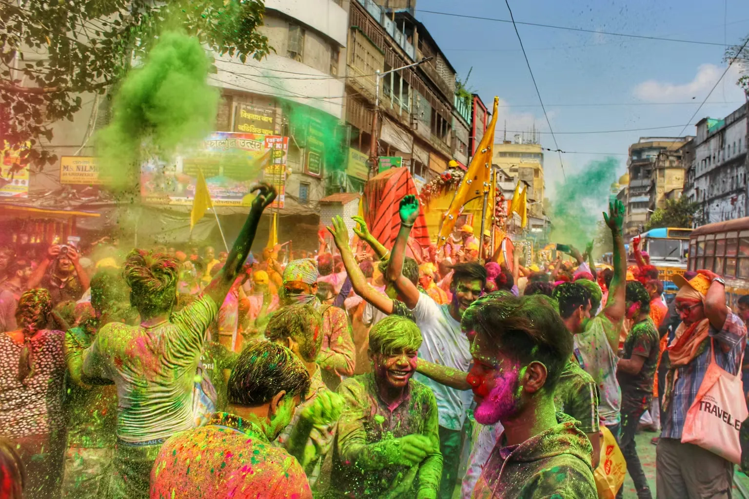 colorfully Holi